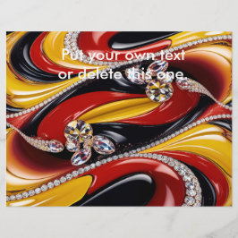 ベルギーカラー付きフライヤーデザイン チラシ