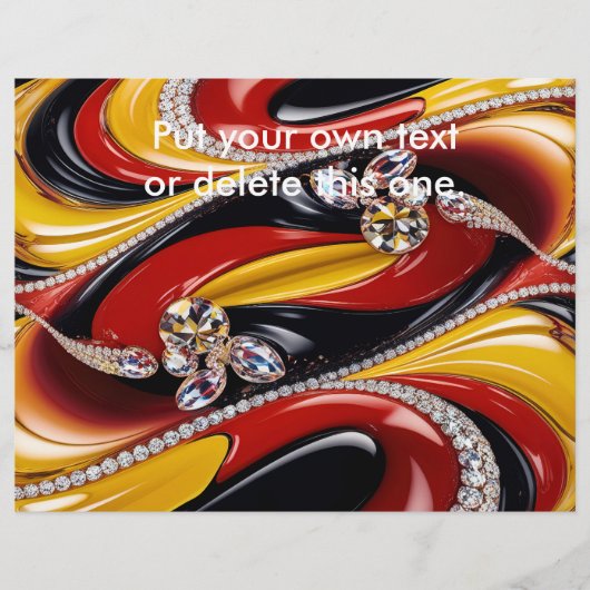 ベルギーカラー付きフライヤーデザイン チラシ (正面)