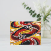 ベルギーカラー付きポストカードデザイン ポストカード (スタンド正面)