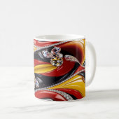 ベルギーカラー付きマグカップ コーヒーマグカップ (正面右)