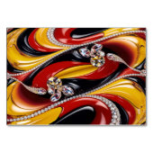 ベルギーカラー付き特殊テーブルカード テーブルナンバー (裏面)