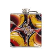 ベルギーカラー付き特殊フラスコデザイン フラスク (裏面)