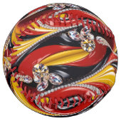 ベルギーカラー付ソフトボールデザイン ソフトボール (正面左)