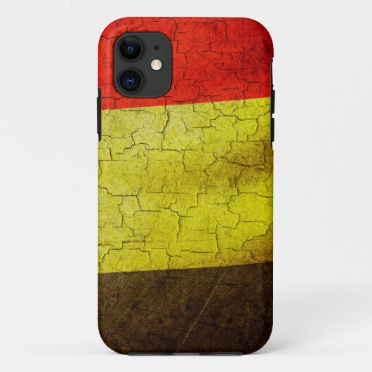 ベルギーグランジ国旗 Case-Mate iPhoneケース (裏面)