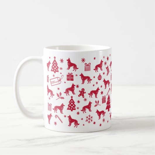 ベルギーグレンダエルクリスマスデザイン コーヒーマグカップ (左)