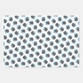 ベルギーグレンダエルシープドッグブラック絵を描ズ犬Ar ラッピングペーパーシート (正面2)