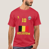 ベルギーサッカー代表チーム#10 Tシャツ (正面)