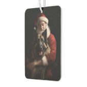 ベルギーシェパードサンタクロースフェスティバルクリスマス カーエアーフレッシュナー (左)