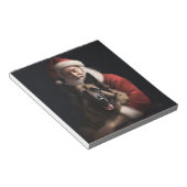 ベルギーシェパードサンタクロースフェスティバルクリスマス ノートパッド (アングル)