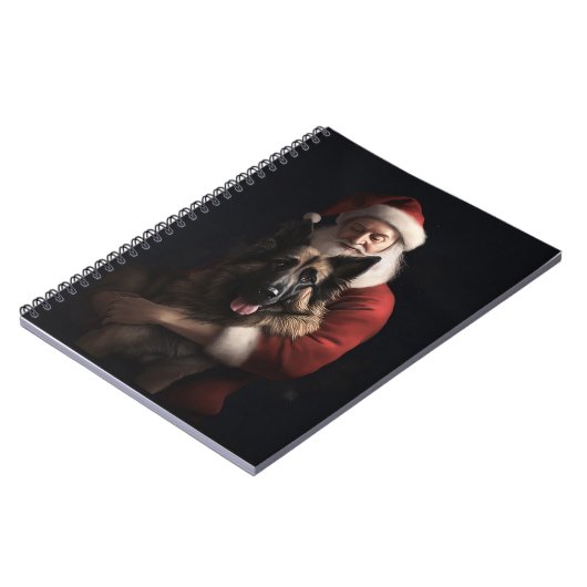 ベルギーシェパードサンタクロースフェスティバルクリスマス ノートブック (左側)