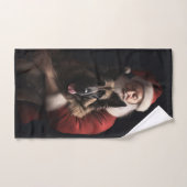 ベルギーシェパードサンタクロースフェスティバルクリスマス バスタオルセット (ハンドタオル)