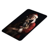 ベルギーシェパードサンタクロースフェスティバルクリスマス マグネット (左側)