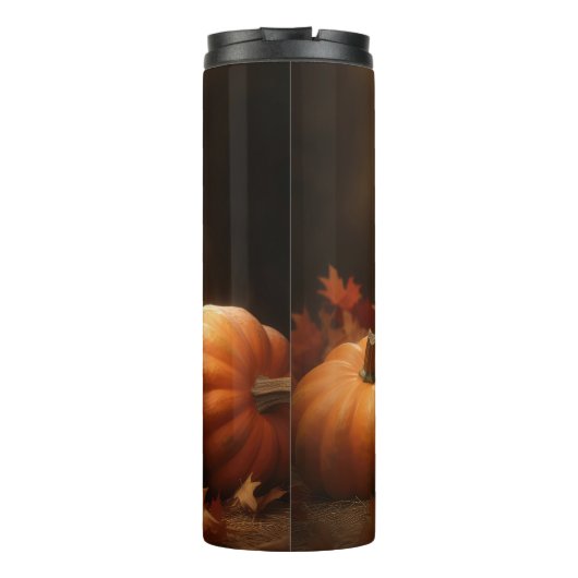 ベルギーシェパードパピーオータムデライトカボチャ タンブラー (裏面)