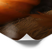 ベルギーシェパードパピーオータムデライトカボチャ ポスター (コーナー)