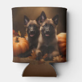 ベルギーシェパードパピーオータムデライトカボチャ 缶クーラー (裏面)