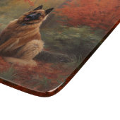 ベルギーシェパード紅葉秋 カッティングボード (角)