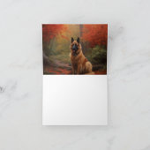 ベルギーシェパード紅葉秋 カード (内部)