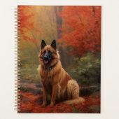 ベルギーシェパード紅葉秋 プランナー手帳 (正面)
