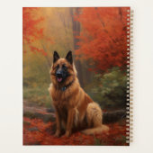 ベルギーシェパード紅葉秋 プランナー手帳 (裏面)