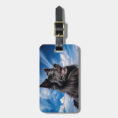 ベルギーシェパード・グレンダエル ラゲッジタグ (正面縦)