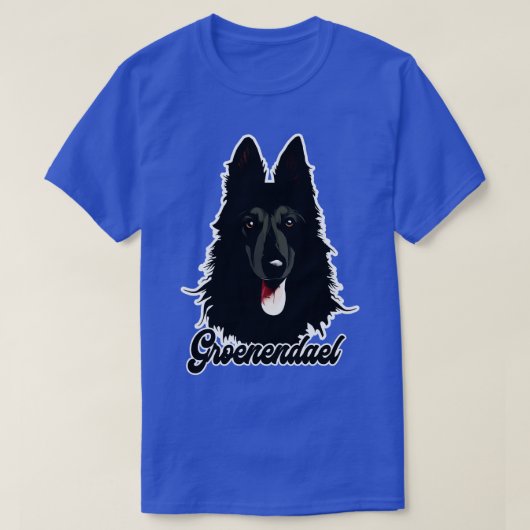 ベルギーシェパード・グレンダエル Tシャツ (デザイン正面)