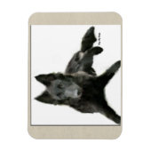 ベルギーシェプドッグアート マグネット (縦)