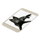 ベルギーシェプドッグアート マグネット (左側)