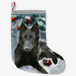 ベルギーシェプドッグクリスマス スモールクリスマスストッキング
