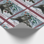 ベルギーシェプドッグクリスマス ラッピングペーパー (角)