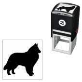 ベルギーシェプドッグシルエットセルフインキングスタンプ セルフインキングスタンプ (インサイチュ)