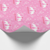 ベルギーシェプドッグバレンタイン ラッピングペーパー (角)