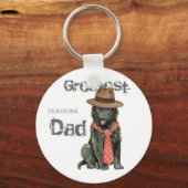 ベルギーシェプドッグパパ キーホルダー (正面)