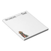 ベルギーシェプドッグパパ ノートパッド (アングル)