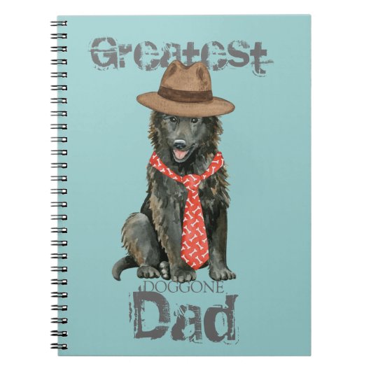 ベルギーシェプドッグパパ ノートブック (正面)