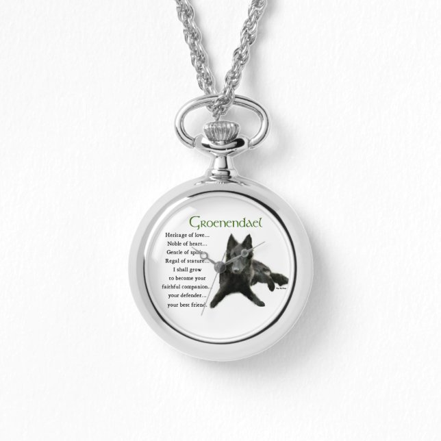 ベルギーシェプドッグパピー 腕時計 (正面)