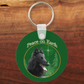 ベルギーシェプドッグ平和 キーホルダー (裏面)