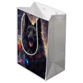 ベルギーシェプドッグ新年 ミディアムペーパーバッグ (裏面アングル)