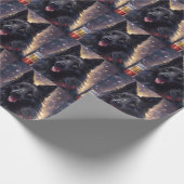 ベルギーシェプドッグ新年 ラッピングペーパー (角)