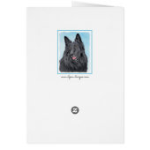 ベルギーシェプドッグ絵画ズ – かわいいオリジナルドッグアート (裏面)