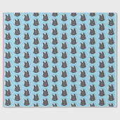 ベルギーシェプドッグ絵画ズ – かわいいオリジナルドッグアート ラッピングペーパー (フラット)