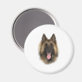 ベルギーシェペルドテルブエレン マグネット (正面/裏面)