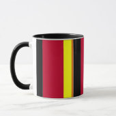 ベルギーストライプの国旗 マグカップ (左)