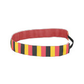ベルギースリップまたは滑ること国旗付きノンヘッドバンド アスレチックヘッドバンド (右)