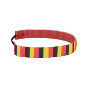 ベルギースリップまたは滑ること国旗付きノンヘッドバンド アスレチックヘッドバンド (左)