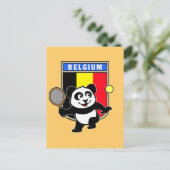 ベルギーテニスパンダ ポストカード (スタンド正面)
