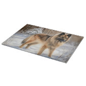 ベルギーテルブレンそれを雪のクリスマスに聞かせ カッティングボード (角)