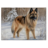 ベルギーテルブレンそれを雪のクリスマスに聞かせ カッティングボード (正面)