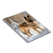 ベルギーテルブレンそれを雪のクリスマスに聞かせ ノートブック (右側)