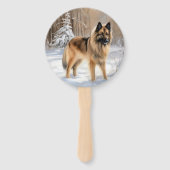 ベルギーテルブレンそれを雪のクリスマスに聞かせ ハンドファン (正面)