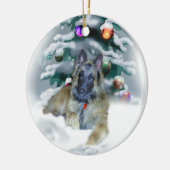 ベルギーテルブレンクリスマスギフトオーナメント セラミックオーナメント (左)